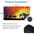 thumbnail image 2 of Large Mouse Pad,Christmas Nativity Scene Large XL Desk Mat Extended Waterproof Mouse Mat with Stitched Edges and Non-Slip Base for Office Gaming Home 31.5 X 11.8 Inch, 2 of 6