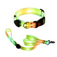 thumbnail image 2 of CBFFDC Flashing Dog Collar LED Light Dog Collar Adjustable Length USB Rechargeable 3 Light Modes Wrapped Rubber Webbing Night Glow Collar, 2 of 7