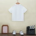 thumbnail image 5 of Coerni Toddler Boys Kids Button Down Shirt Short Sleeve Lapel Neck Shirts Summer Casual Top Baby Gentleman Comfy Tee Clothes, 5 of 8