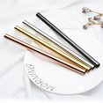 thumbnail image 4 of CAROOTU Straight/Bent Reusable Washable Straw Stainless Steel Colorful Drinking Straws Thickened Long Straw, 4 of 6