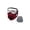 A006- Wine, variant on Black Face Mask with Eye Protection 3 Filter Included Activated Carbon Dustproof Breathable Mask for Cycling Outdoor Sports Great Gift for Runners Outdoor Gear Work Out