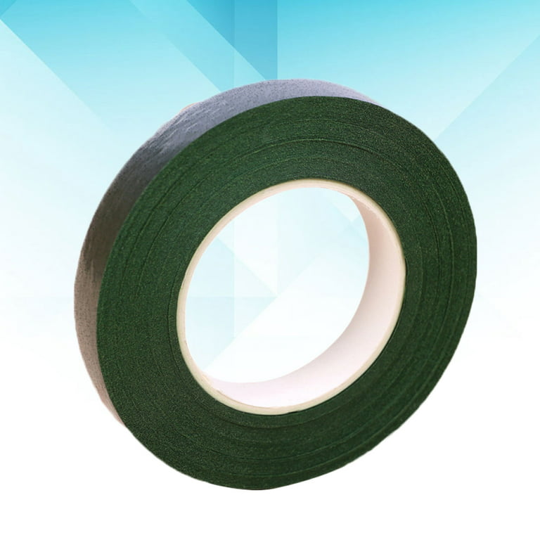 5 Rolls Gardening Green Adhesive Tape Multi-purpose Self-adhesive Tape  Artificial Bouquet Stem Making Adhesive Tape DIY Packaging Material Green  Tape for Flowers Store Shop (Green) 