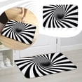 thumbnail image 2 of Yaouit Optical Illusion Rug, 3D Hole Rug, Dog Gets Scared of 3D Carpet, 3D Area Rug Black and White Doormat Vortex Carpet Floor Mat for Entryway Bedroom Living Room Decor, 2 of 5