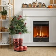thumbnail image 5 of Santa Boots Decoration with Holiday Greenery, 40" Pre-Lit Hand-Painted Outdoor Christmas Decor, 5 of 6