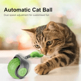 thumbnail image 3 of Balle Interactive Intelligente pour Animaux (Version Verte Texturée) – Balle Durable Résistante aux Morsures de 5 cm avec Roulements Intégrés pour Rebond/roulement Irrégulier, Idéale pour Jeu Solitaire/interactif pour Chats, 3 of 6