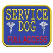 "Service Dog  - Full Access" Vest Patch for Service Dog Vest or Harness
