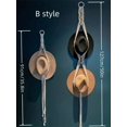 thumbnail image 2 of 1pc Bohemian Hat Rack, Hat Storage Rack, Handmade Rope Woven Multi-layer Wall Hanging Hat Tassel Decoration, 2 of 5