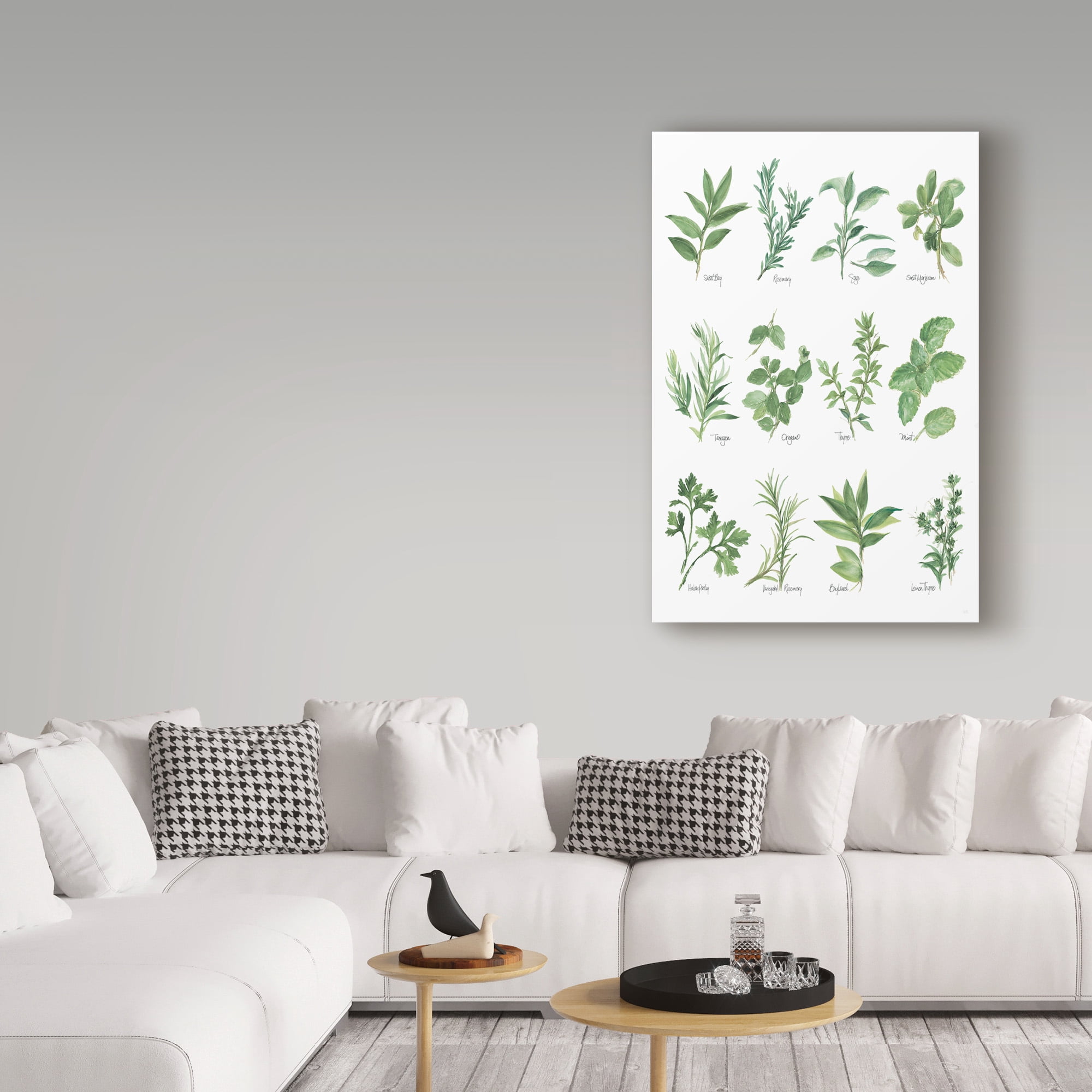 Trademark Fine Art 'Herb Chart' Canvas Art by Chris Paschke