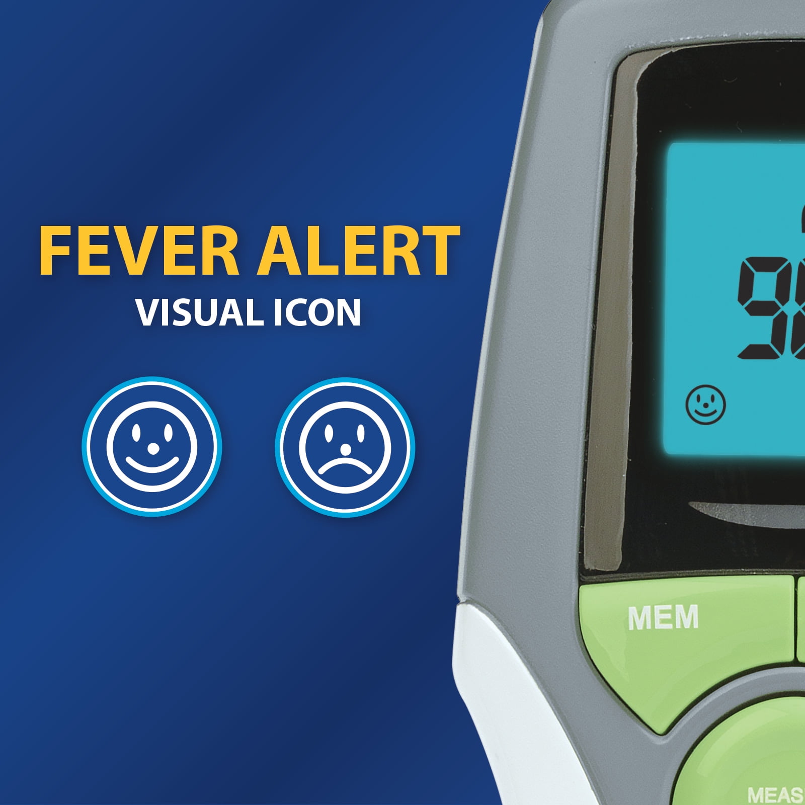 Veridian Healthcare Forehead Infrared Thermometer, 1-Second Readout, Hygienic, Whole Family Care