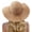 Khaki - Shell, variant on Beach Sun Straw Hats for Women, Wide Brim Womens Sun Hat UPF UV Protection, Foldable Packable Summer Hats Roll Up