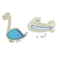 thumbnail image 1 of 2x Accesorios Busy Board Cremallera Cocodrilo Y Azul Dinosaurio Sunnimix Material de tablero ocupado, 1 of 8