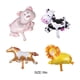 thumbnail image 5 of Globos de cumpleaños Bewildely 10 piezas de aluminio Decoraciones para casa en forma de Animal Kits de decoración para fiestas Vaca, 5 of 6