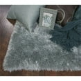 thumbnail image 3 of KAS Fina 7'6" x 9'6" Hand-Woven Shag Rug in Silver Sage, 3 of 3