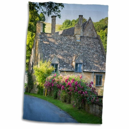 Cottage Towel - 3dRose Cottage, Gloucestershire, Great Britain. - Towel, 15 by 22-inch