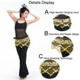thumbnail image 2 of XChangeFun Waist Chain Belt Gold Silver Coin Body Chains, Gold, Rose, 1 Count, 2 of 3