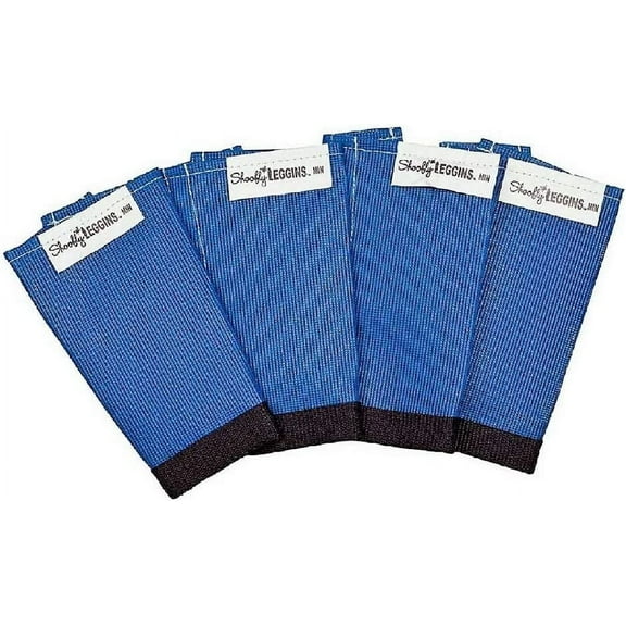 SHOOFLY Horse Leggins, Patented Loose Fitting Boots, Breathable Plastic Mesh (Blue/Mini)