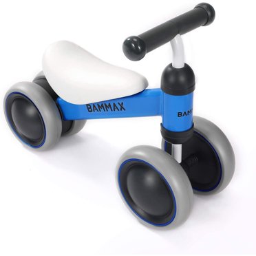 Allobebe Baby Balance Bike Cute Toddler Bikes 12 36 Months Gifts For 1 Year Old Girl Bike To Train Baby From Standing To Running With Adjustable Seat Silent Soft 3 Wheels Walmart Com