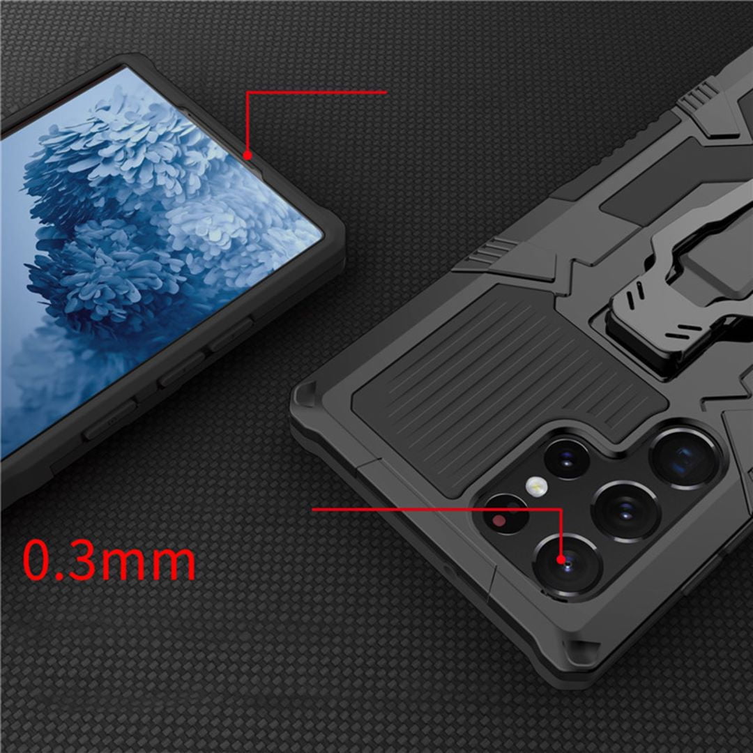 Frusde for Samsung Galaxy S24 Ultra S24 Plus S24 Case with Belt Clip  Holster Kickstand Hard PC Shockproof Cover 