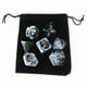 thumbnail image 2 of Paquete de 7 dados poliédricos para fiestas, juguetes D8, D10, D12 y D20 con bolsa para MTG RPG A, 2 of 6