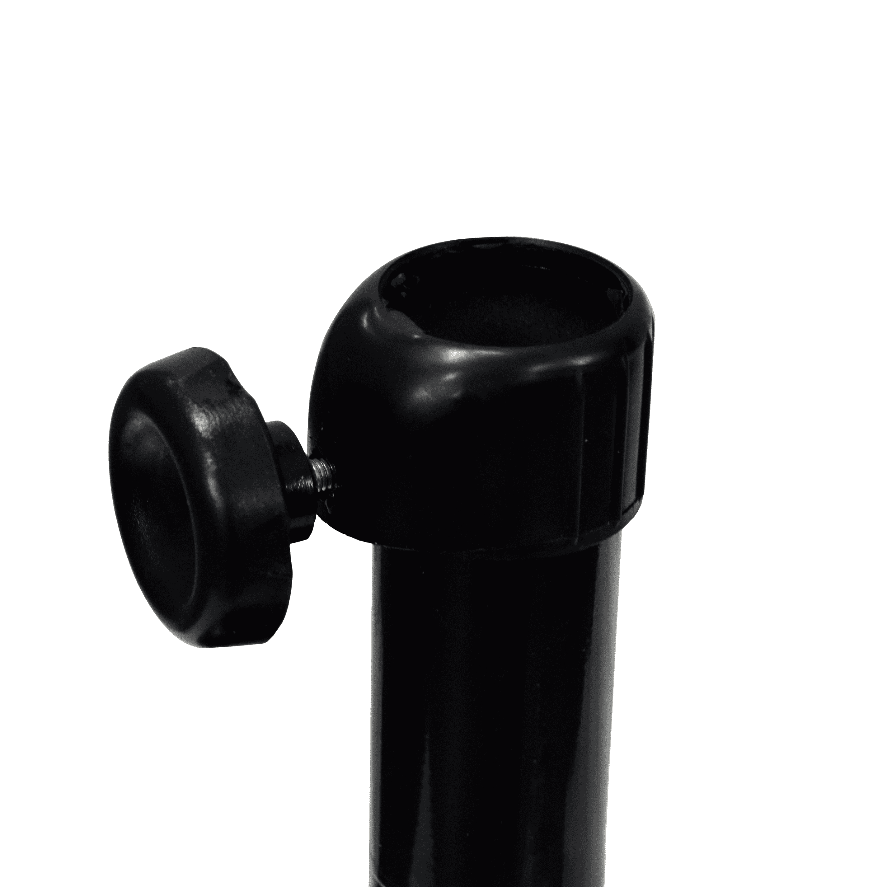 California Umbrella 75LBS Umbrella Base with Steel Cover with Concrete Black