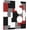 Red Black Gray White Abstract, variant on 2 Gang Duplex Light Switch Cover Mediterranean Kitchen Church Christ Ceramic Tiles Wall Plate, Talavera Mexican Tile Two Receptacle Outlet and Plate