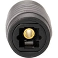 thumbnail image 2 of 2X Toslink Adapters (Toslink Female to Female), Toslink Extension Cable Digital Optical Audio Cable (TOS Cable), S/PDIF Cable, 2 of 5