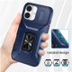 thumbnail image 3 of Funda para GANGXUN iPhone 16 Plus - Soporte metálico, Función magnética, Azul, 3 of 5