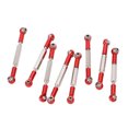 thumbnail image 1 of Enlace de Direcció de metal, Varilla de extracción de servo Ajustable de alta resistencia 8pcs para wpl c14 c24 b14 mn d90 d91, 1 of 7
