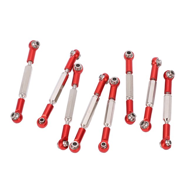 Enlace de Direcció de metal, Varilla de extracción de servo Ajustable de alta resistencia 8pcs para wpl c14 c24 b14 mn d90 d91