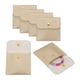 thumbnail image 1 of Bolsa de Joyería de Cuero PU Uxcell, 6Pcs 8 x 8cm - Bolsa de Joyería con Botón a Presión, Bolsa de Viaje Pequeña Cuadrada para Empaque de Aretes, Anillos, Collares (Dorado), 1 of 6