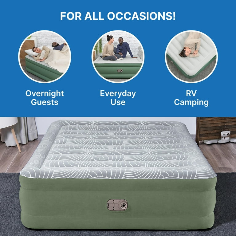 Internal Pump Intex Twin Air Mattress 24 Inch Headboard Airbeds