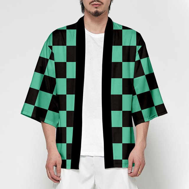 BUCKS Fashion Demon Slayer Kimono Party Cosplay Jackets Anime Cosplay New Plus Size Clothing Tomioka Giyuu Kamado Tanjiro Kamado Nezuko Kimetsu No Yaiba/Multicolorpangjing