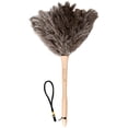 thumbnail image 1 of Plumero de plumas de avestruz NQ 30 cm de madera de haya, 1 of 5