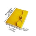 thumbnail image 5 of Jaald 10" Leather Journal Blank Notebook Handmade Travel Diary with Lock Writing Bullet Journal Christmas Gift Yellow Sketchbook for Artists, 5 of 8