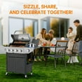 thumbnail image 6 of Lohasly 4-Burner Black Propane Gas Grill, 6 of 6