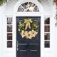 thumbnail image 4 of Navidad Corona De Puerta Delantera Con Nudo De Lazo Decoraciones Navideñas Para Fiestas Navideñas Methold HA043618-02, 4 of 6