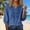 A1 Blue, variant on Womens Summer Linen Shirts Three Quarter Blouses Lightweight Ethnic Style V Neck Shirts Beach Casual Summer Tops Pullover Shirt Fashion Outfits Dressy Clothes 2026 Casual Trendy Blouse Brown L