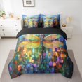 thumbnail image 2 of Feelyou Boho Dragonfly Twin Bedding Sets 7pcs, Hippie Rustic Animal Bedding Comforter Set, 2 of 8
