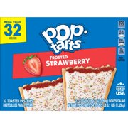Pop-Tarts Frosted Strawberry Toaster Pastries, 54.1 oz - 32 ct Package May Vary