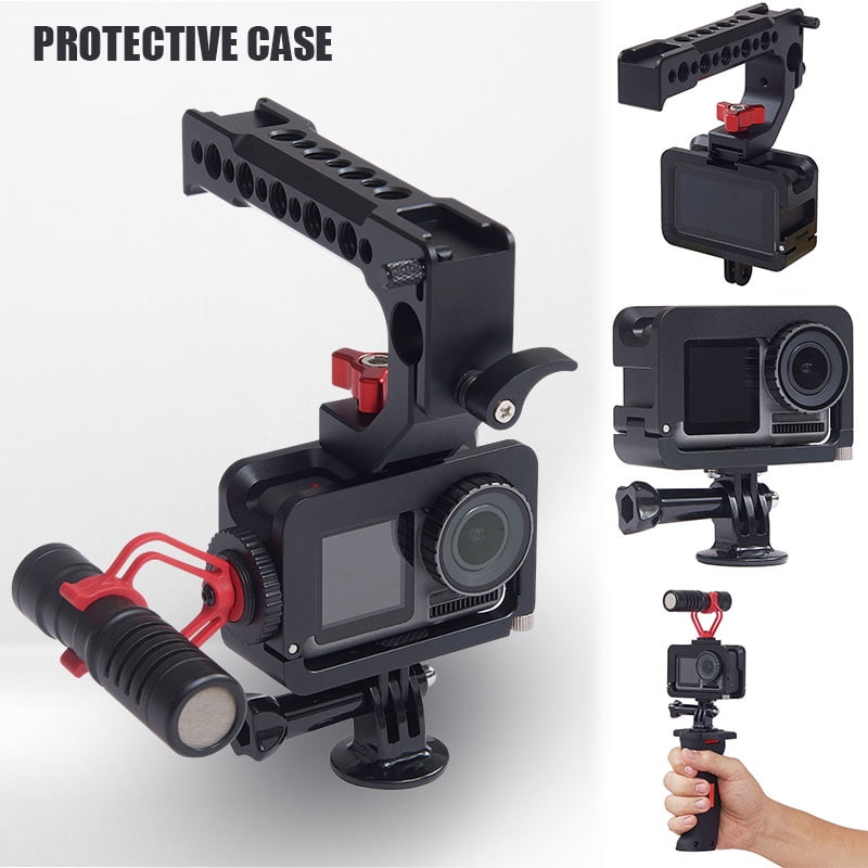 Sport Camera Shell Dog Cage Action Camera Lens Screen Protective Metal Frame for GoPro hero4/5 Session 