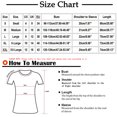 thumbnail image 3 of SMihono Womens Tops Été Habillé Casual Femmes Causal Manches Courtes Col Rond Imprimé Chemisier Pull Tops T-shirt T-shirt Oversize T-shirt pour Femmes, 3 of 8