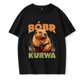 thumbnail image 2 of Camiseta de dibujos animados Bobr Kurwa Grunge para hombre, ropa divertida de los 90, Harajuku, Y2k, moda de la UE, 2 of 5