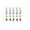 S-3.2g Silver, variant on Metal Propeller Fishing Lures for Fishing, 5 Pieces Sequined Lures Fly Hooks
