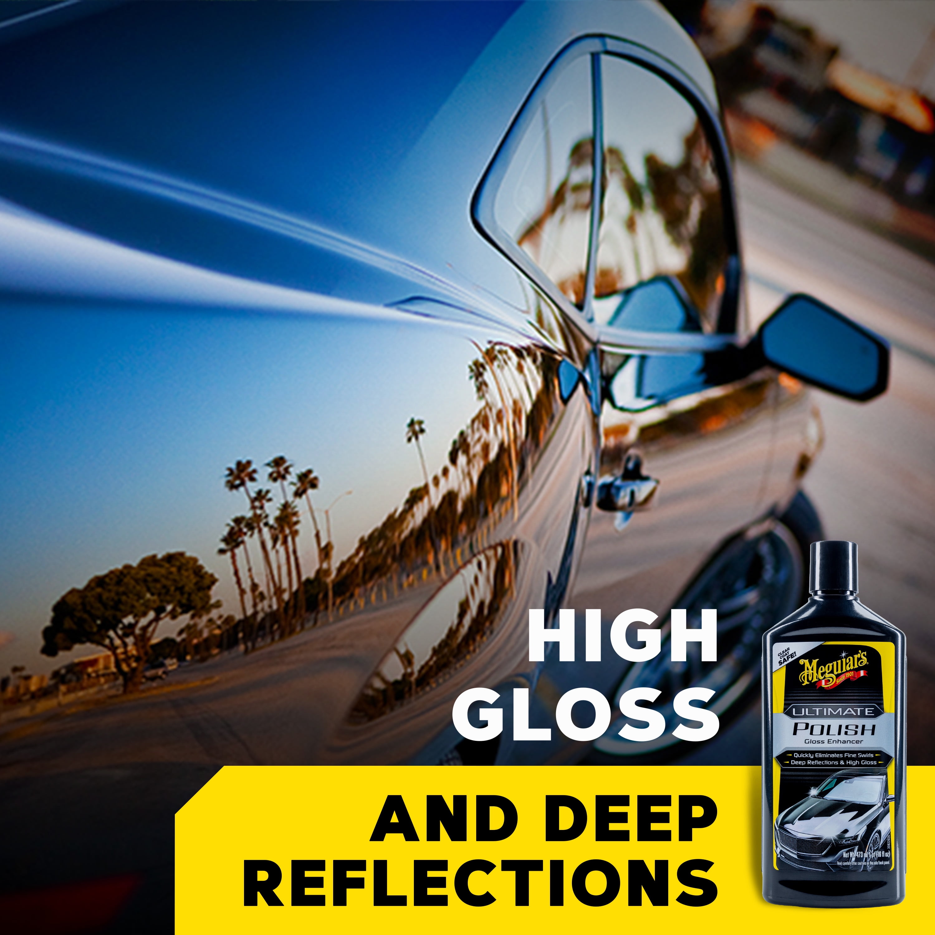  Meguiar's G19216EU Ultimate Car Polish Pre-Waxing Glaze 473ml.  For deep reflections and maximum gloss : Automotive