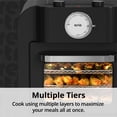 thumbnail image 4 of Aria Air Fryers Retro 17QT Air Fryer Oven, Onyx - Multifunctional Cooking Accessories, 4 of 5