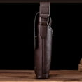 thumbnail image 1 of Bolso de hombre Bolso de cuero Bolso de hombro Bolso de negocios de cuero suave para hombre Mochila informal Bolso cruzado Bolso de hombro vertical, 1 of 4