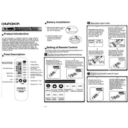 CHUNGHOP - K-1010E - A/C Universal Remote Control