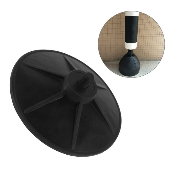 DEEPCRAFF Boxing Standing Punch Bag Rubber Sandbag Base Black 1Pcs for Fitness Enthusiasts