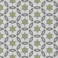 thumbnail image 1 of Ahgly Company Indoor Square Patterned Silver Gray Novelty Area Rugs, 8' Square, 1 of 6