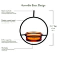 thumbnail image 3 of Mosaic Birds Recycled Glass & Metal Hanging Bird Feeder for Outdoors-Oriole Feeder for Garden- Bluebird Feeder - Orange, 3 of 7